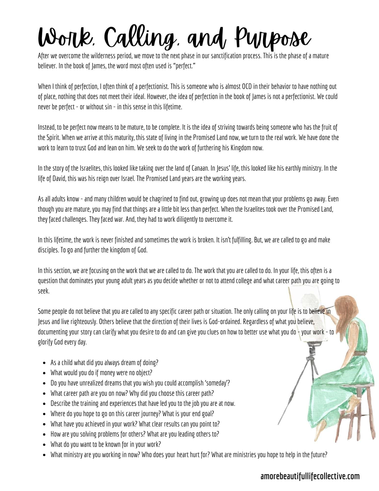 Write Your Story Workbook: Documenting God's Faithfulness in Your Life | How to Write Your Testimony Worksheet - Image 3