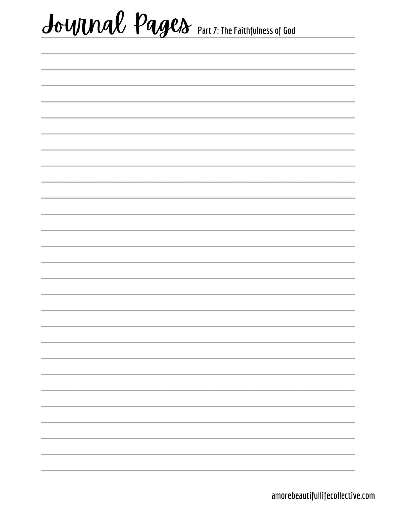 Write Your Story Workbook: Documenting God's Faithfulness in Your Life | How to Write Your Testimony Worksheet - Image 4