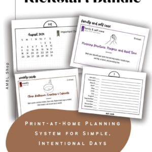 Index Card Planner Kickstart Bundle – Simple, Effective Planning System