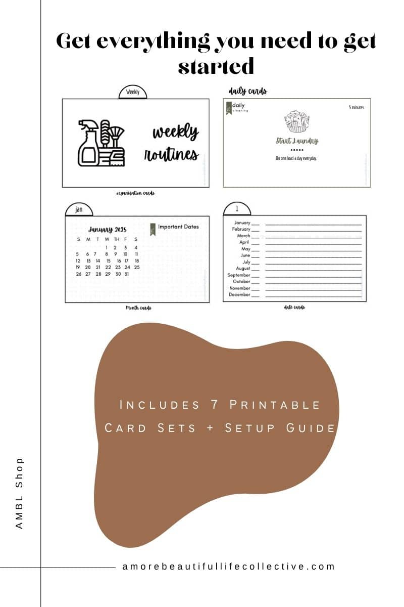 Index Card Planner Kickstart Bundle – Simple, Effective Planning System - Image 2