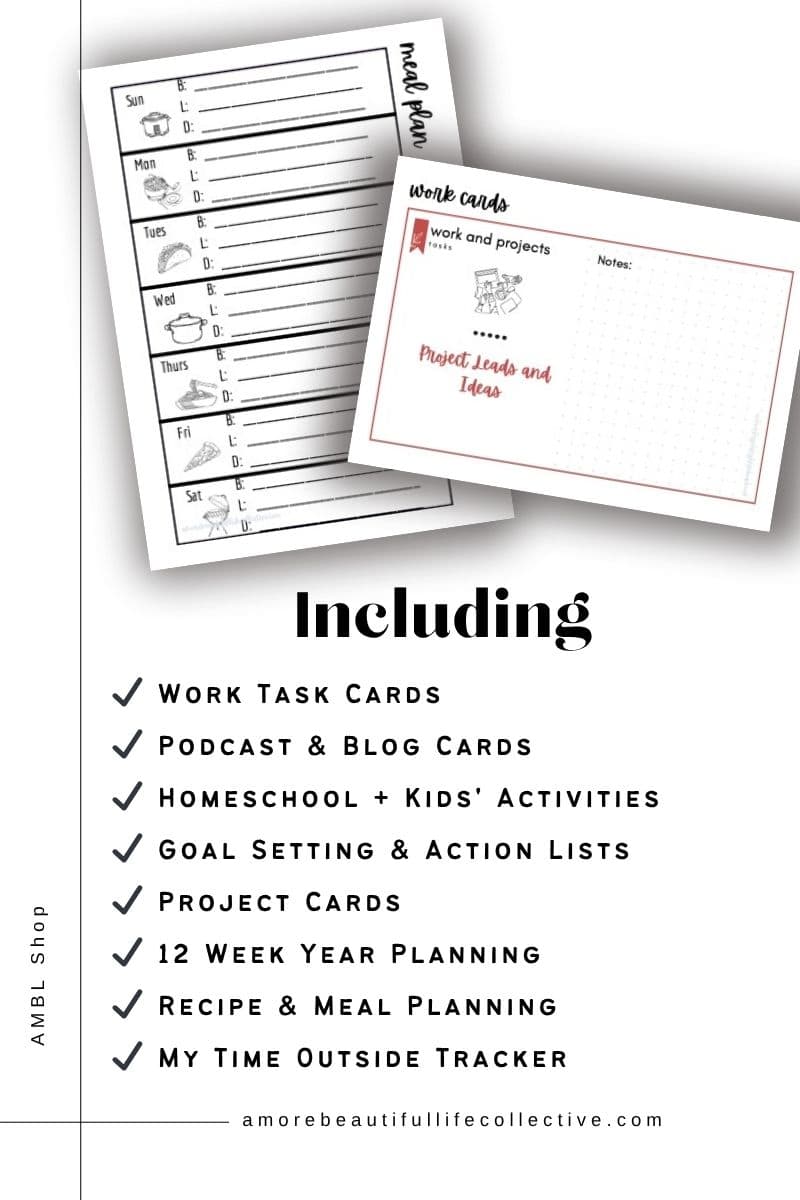 Index Card Planner Expansion Pack: Task, Goal, and Routine Cards - Image 2