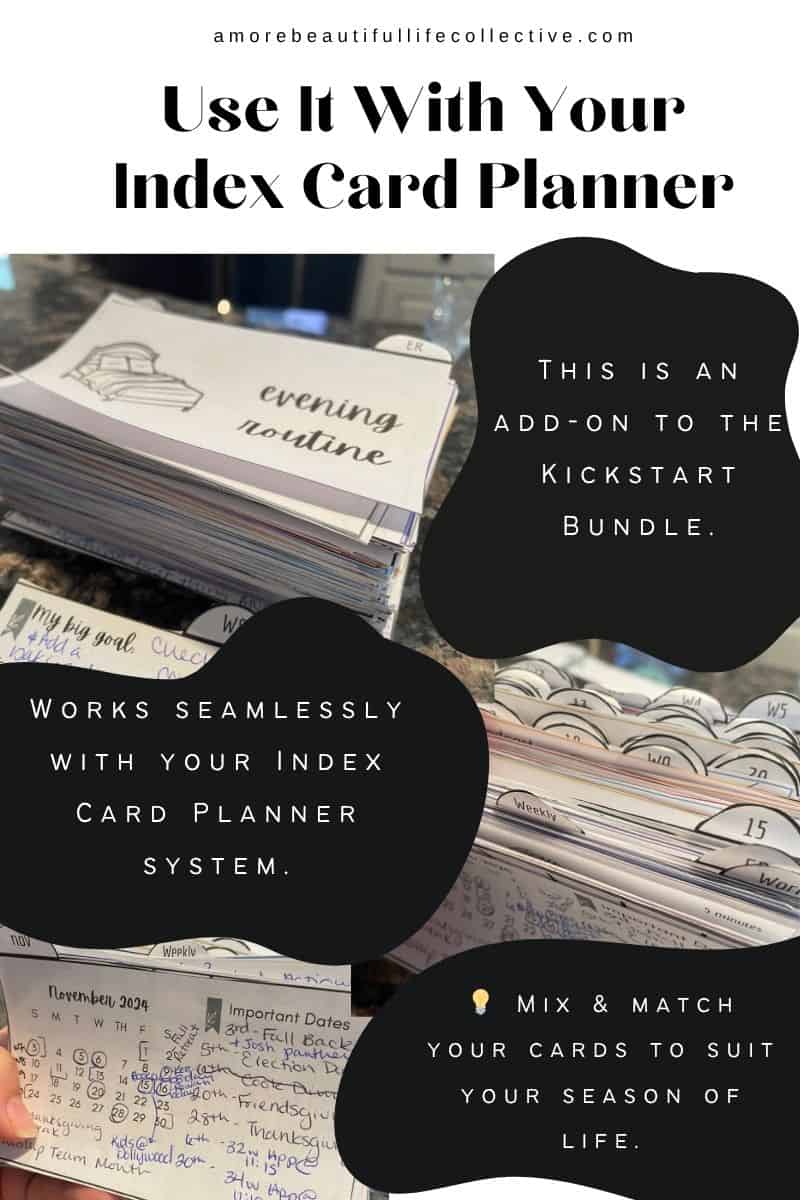 Index Card Planner Expansion Pack: Task, Goal, and Routine Cards - Image 3
