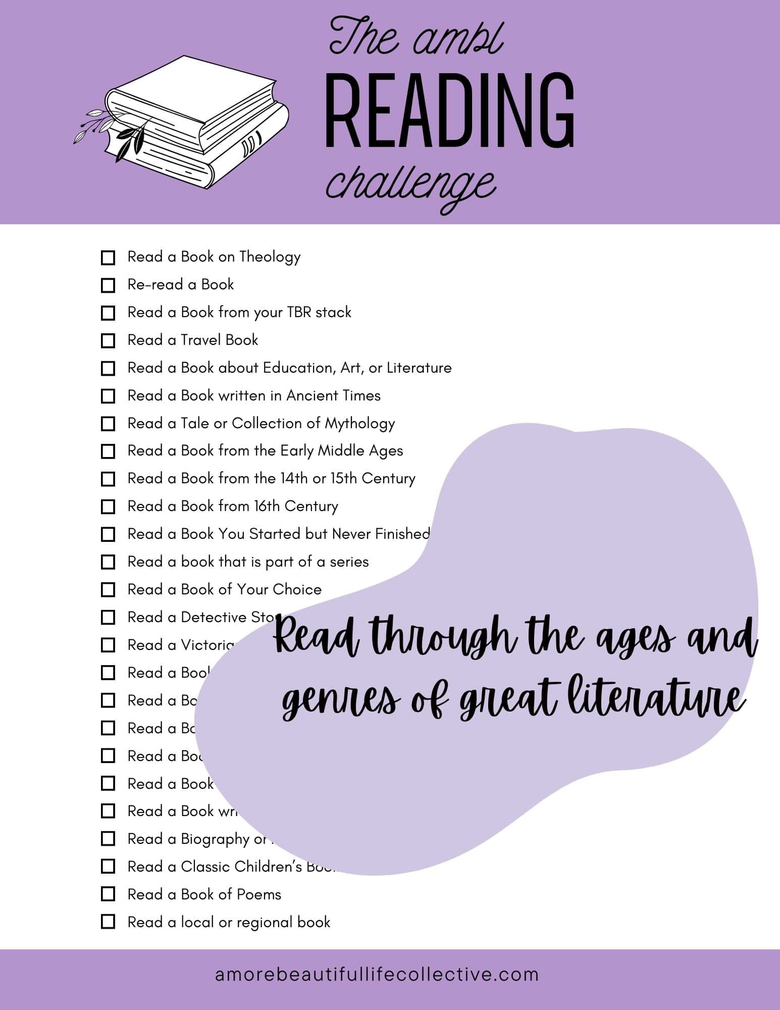 The AMBL Book Bingo Reading Challenge | Expand Your Reading Life - Image 2