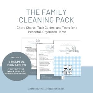 The Family Cleaning Pack: Family Chore Chart Printable Bundle for a Peaceful, Organized Home