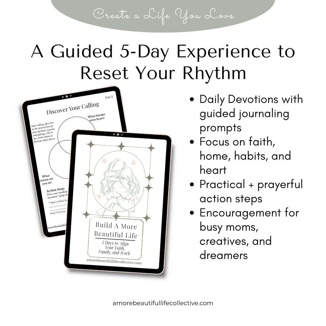 Build a More Beautiful Life | Faith and Family Devotional Workbook – 5-Day Christian PDF to Align Faith, Family, and Work - Image 2