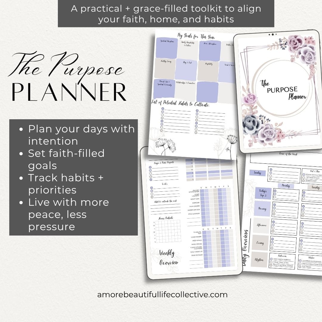 Building a Beautiful Life Bundle – Christian Life Planner Printable + Devotional Toolkit - Image 3