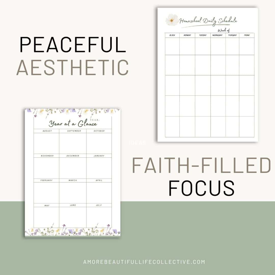 The Living Education Homeschool Planner – Charlotte Mason Inspired | Physical & Digital Versions Included, Printable & Spiral Bound - Image 3