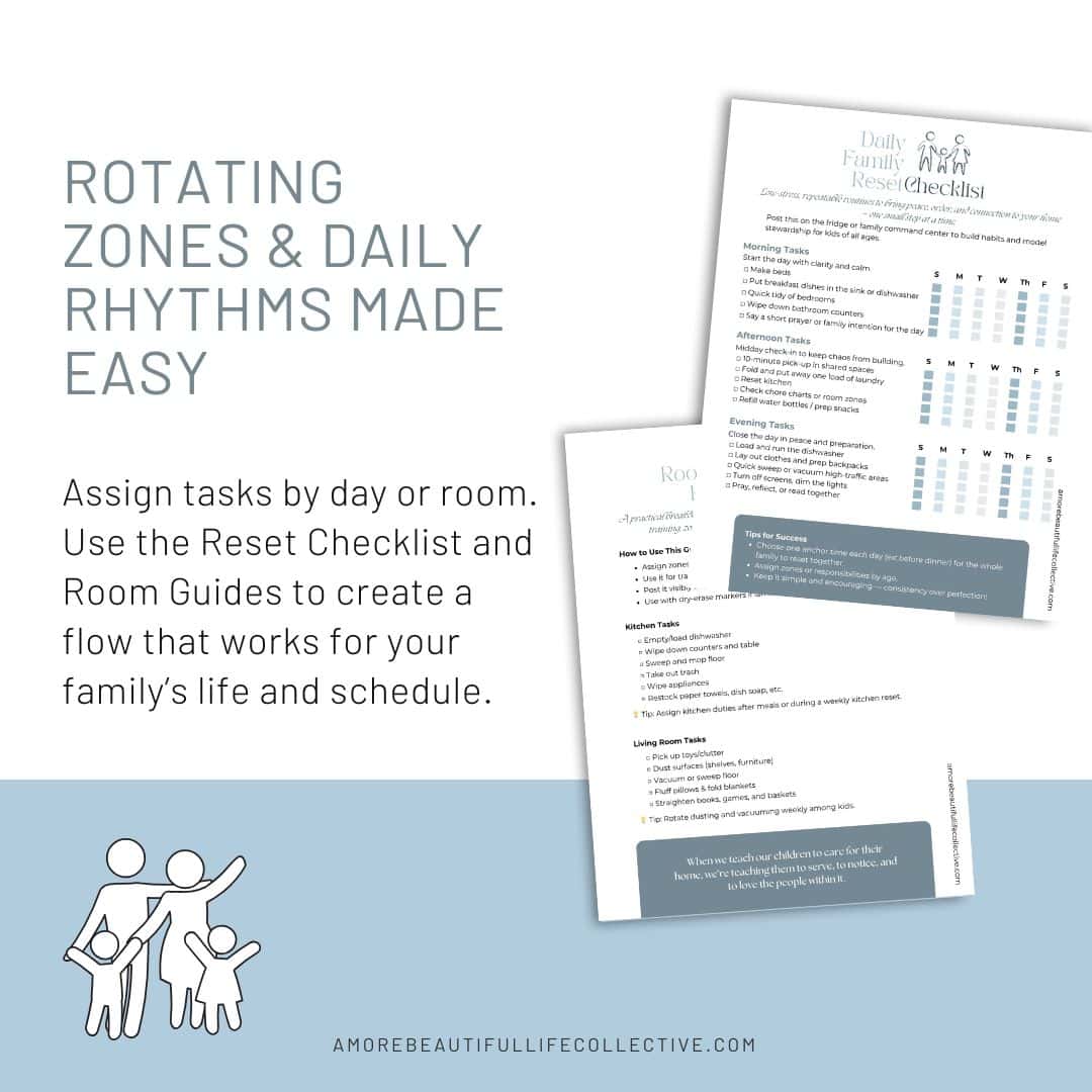 The Family Cleaning Pack: Family Chore Chart Printable Bundle for a Peaceful, Organized Home - Image 3