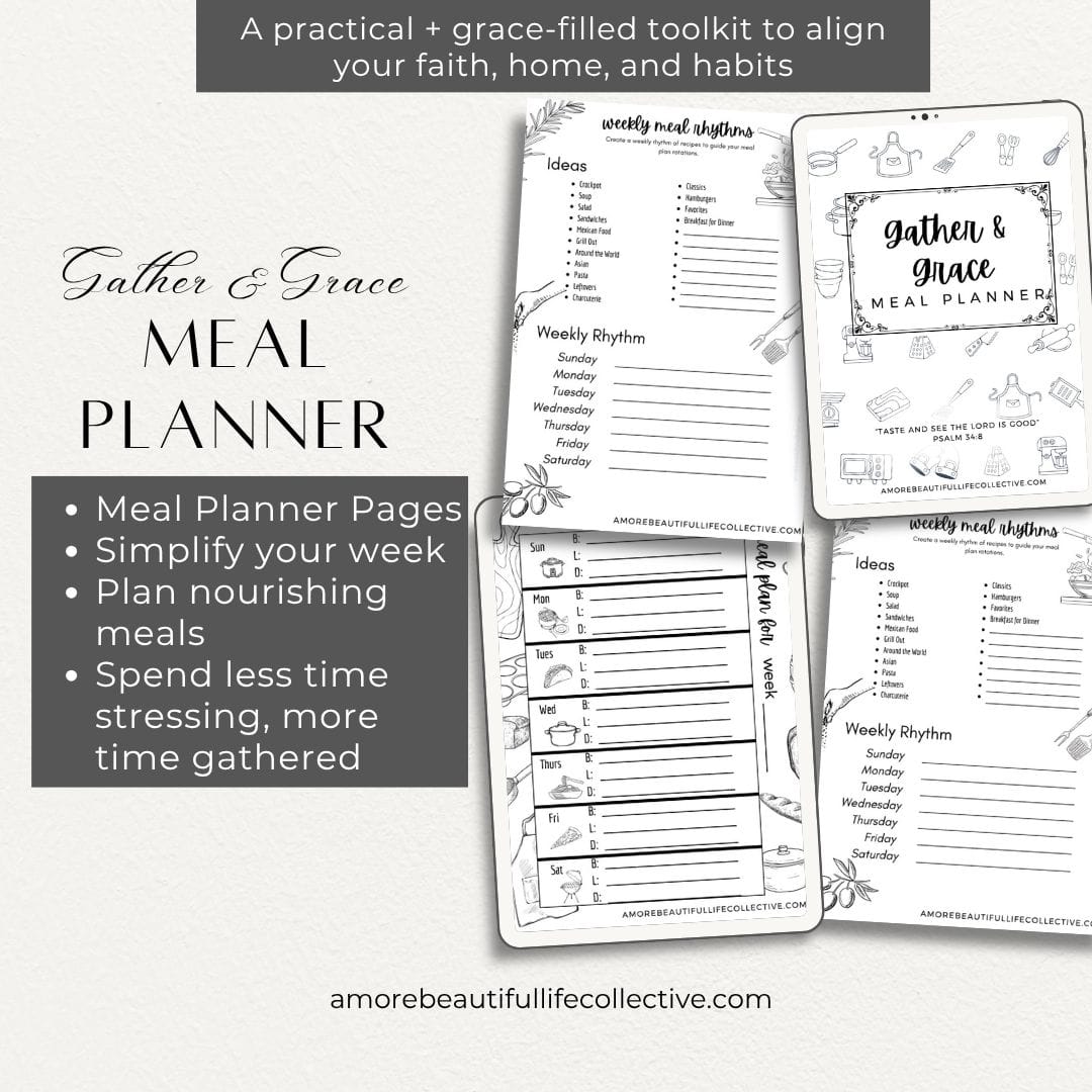 Building a Beautiful Life Bundle – Christian Life Planner Printable + Devotional Toolkit - Image 5