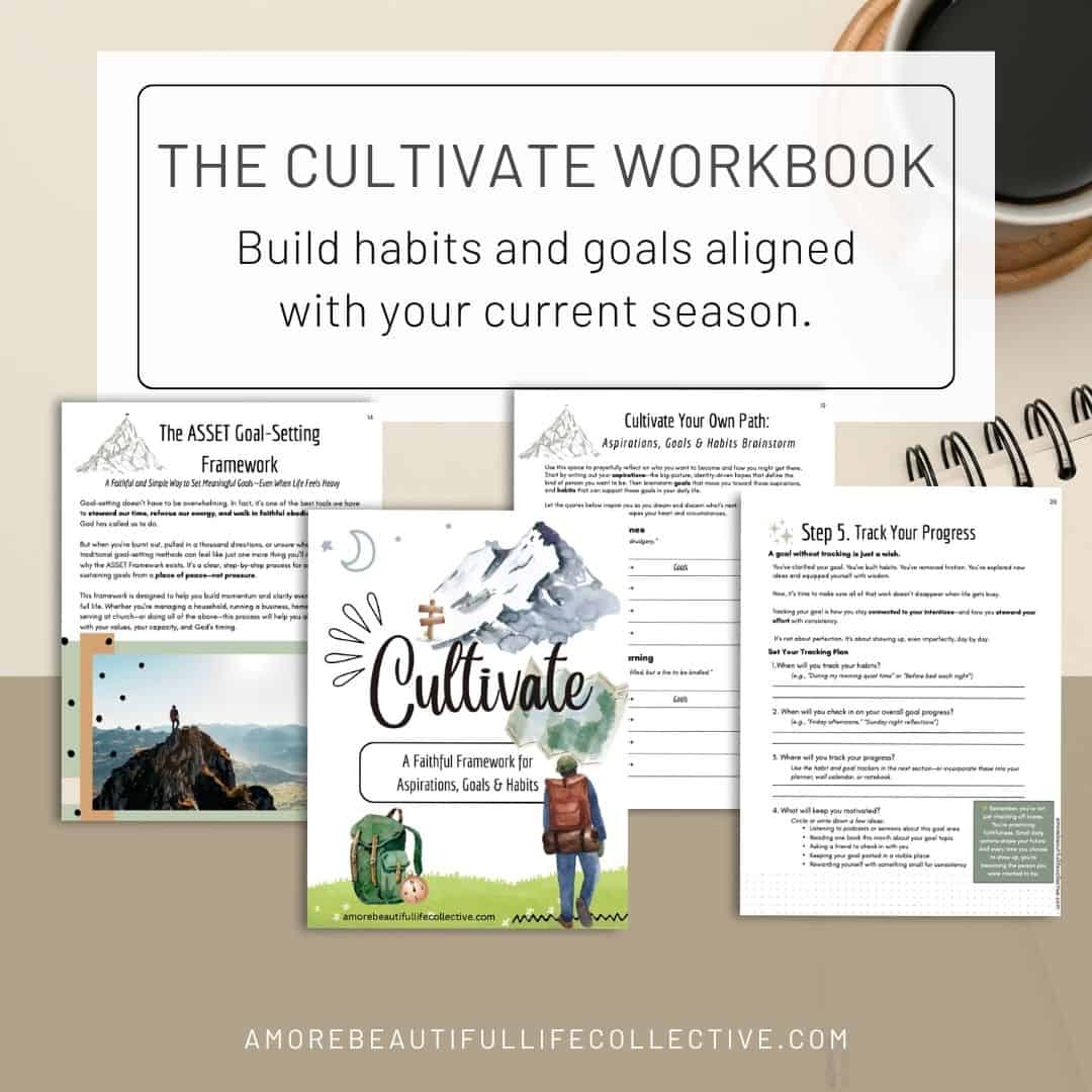 The Intentional Life Toolkit: Christian Goal Planner Bundle + Faith-Based Productivity Printables (PDF) - Image 5