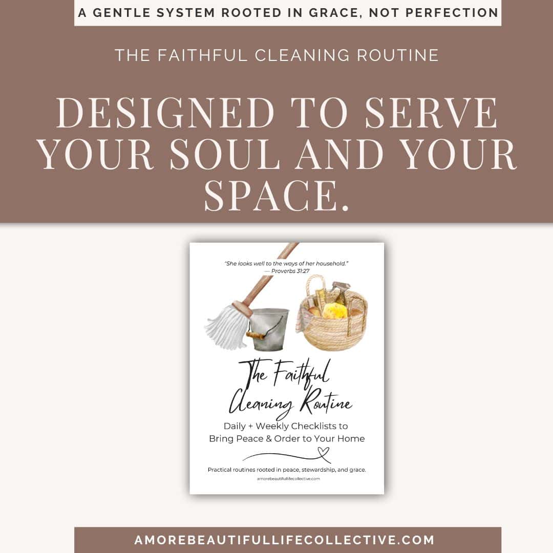 Cleaning Checklists for Daily & Weekly Routines | Faith-Based Home Organization Printable | 5-Page PDF with Habit Tracker & Prayer - Image 5
