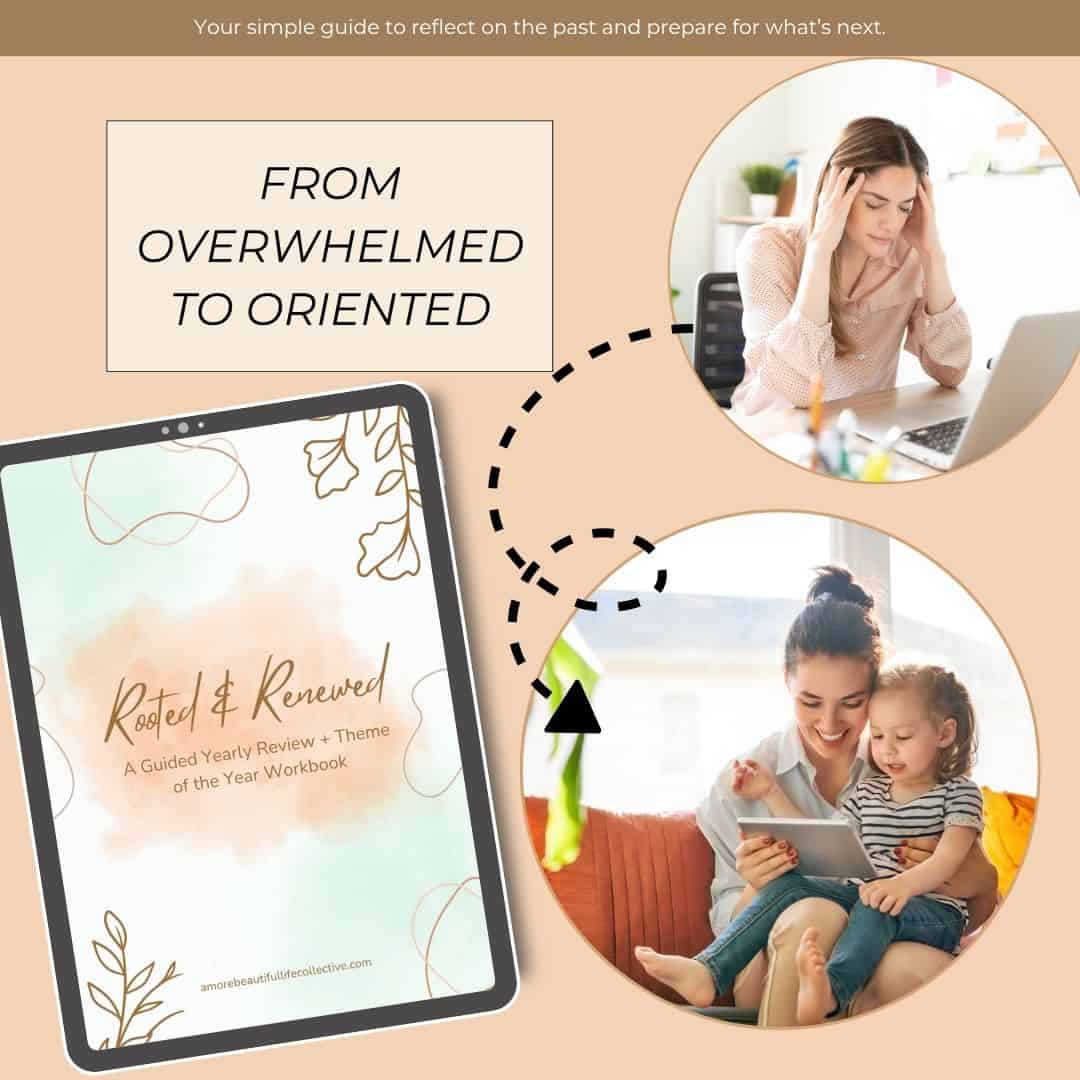 Rooted & Renewed: A Guided Yearly Review + Theme of the Year Workbook | Reflect, Refocus, and Live with Intention - Image 3