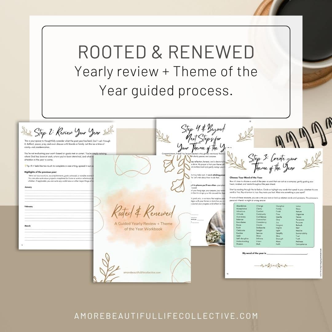 The Intentional Life Toolkit: Christian Goal Planner Bundle + Faith-Based Productivity Printables (PDF) - Image 4