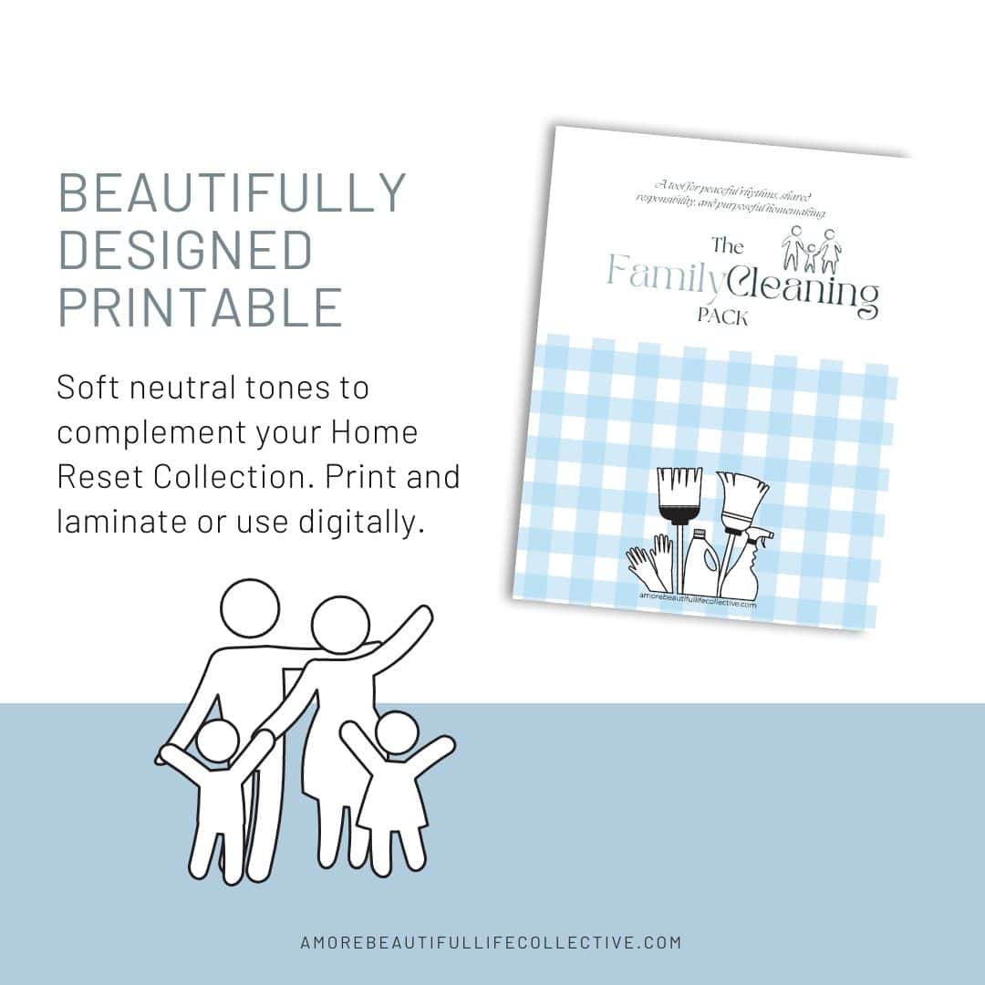 The Family Cleaning Pack: Family Chore Chart Printable Bundle for a Peaceful, Organized Home - Image 6