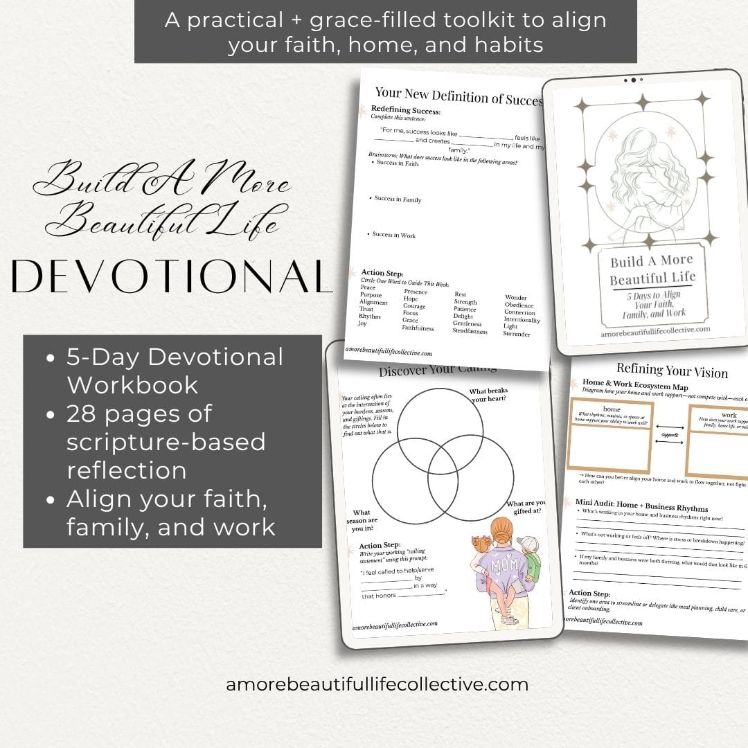 Building a Beautiful Life Bundle – Christian Life Planner Printable + Devotional Toolkit - Image 6