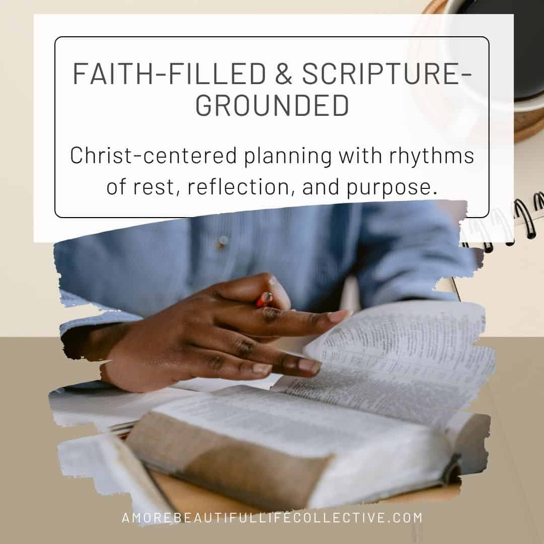 The Intentional Life Toolkit: Christian Goal Planner Bundle + Faith-Based Productivity Printables (PDF) - Image 8