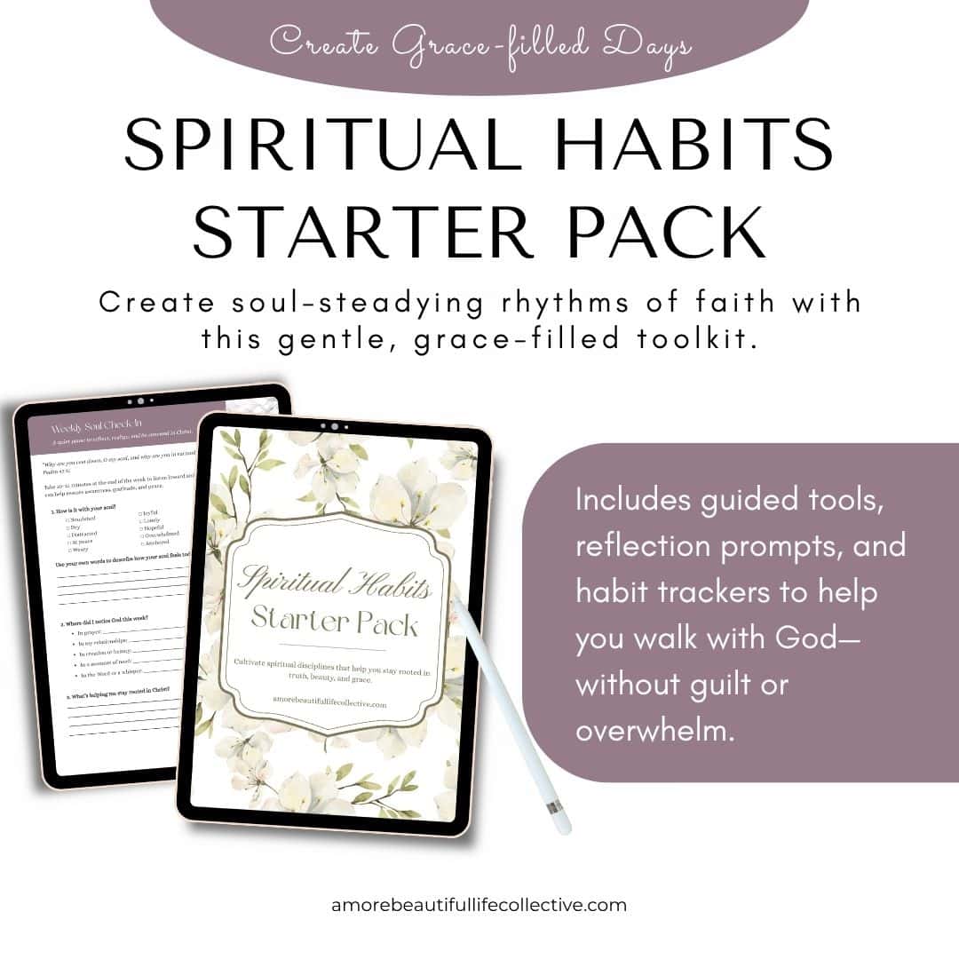 Spiritual Habits Starter Pack – Guided Tools + Printable Spiritual Habit Tracker