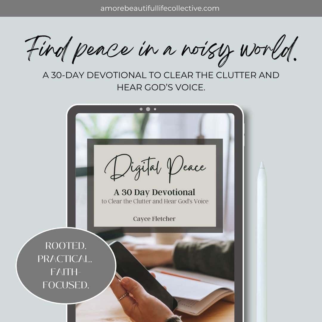 Digital Peace Devotional: 30-Day Christian Guide to Declutter Technology & Hear God’s Voice