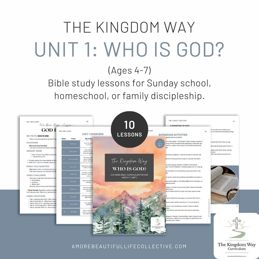 Unit 1: Who is God? – Sunday School Curriculum for Kids (Ages 4-7)