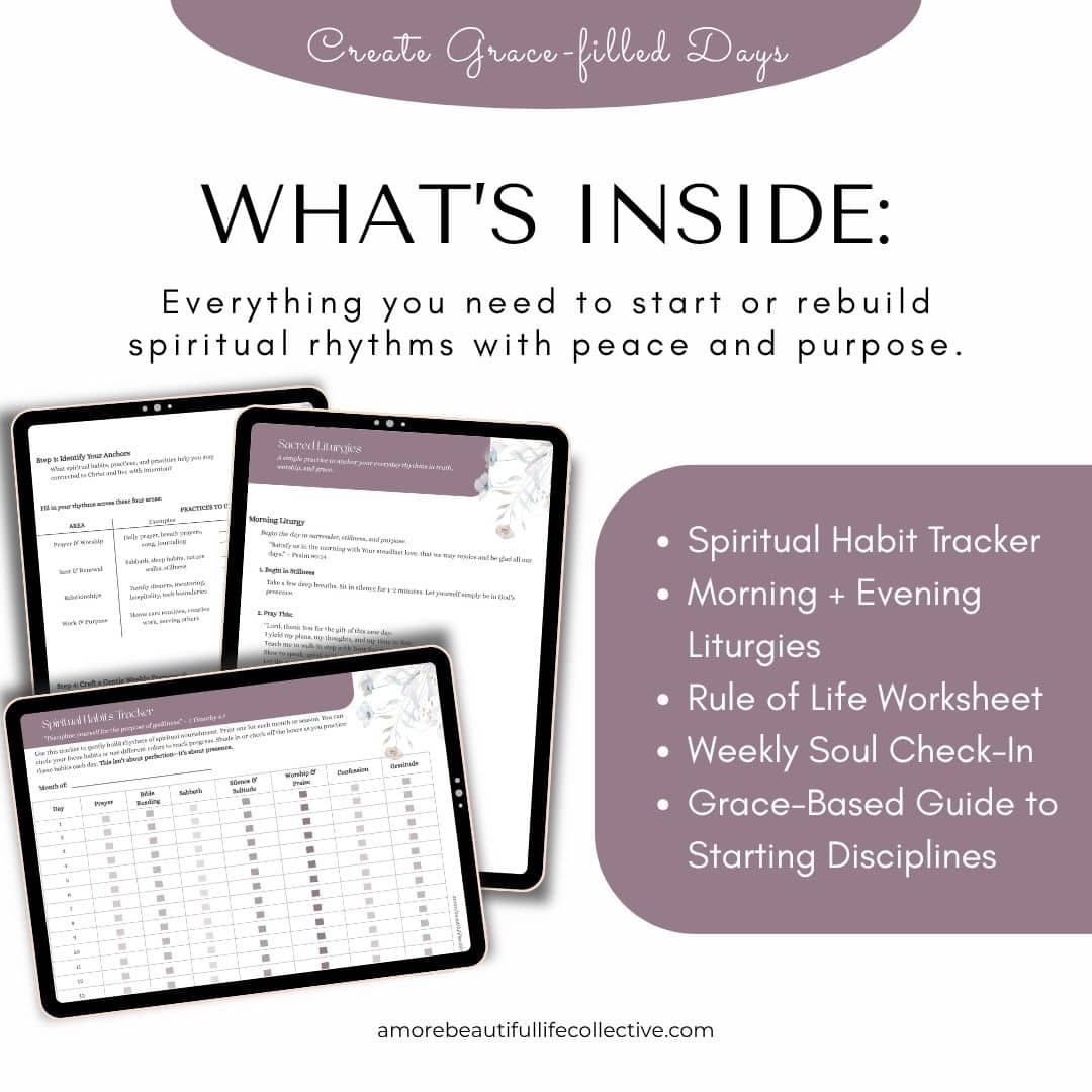 Spiritual Habits Starter Pack – Guided Tools + Printable Spiritual Habit Tracker - Image 2