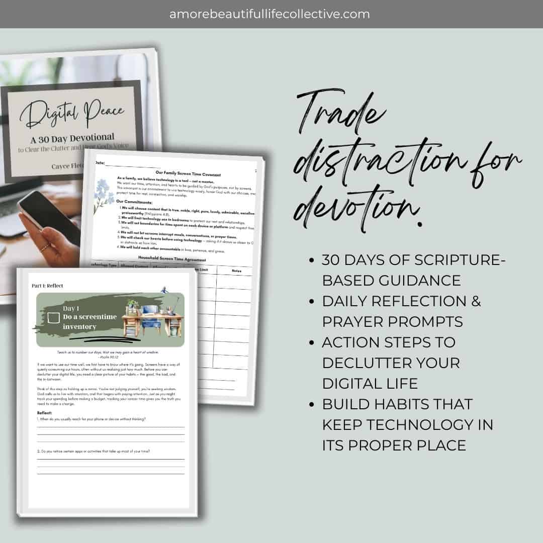 Digital Peace Devotional: 30-Day Christian Guide to Declutter Technology & Hear God’s Voice - Image 2