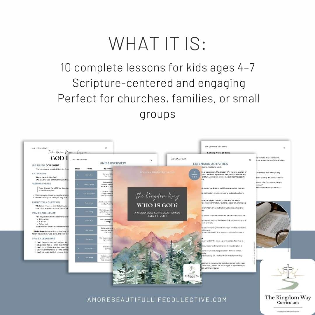 Unit 1: Who is God? – Sunday School Curriculum for Kids (Ages 4-7) - Image 2