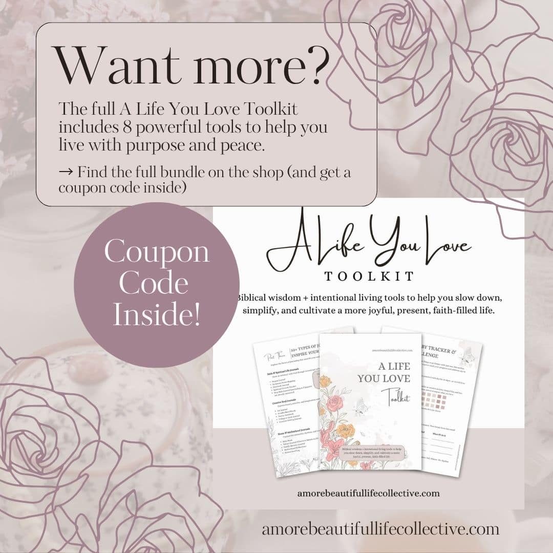 A Life You Love: Gentle Start Sampler | Intentional Living Printable for Faith-Filled Women - Image 3