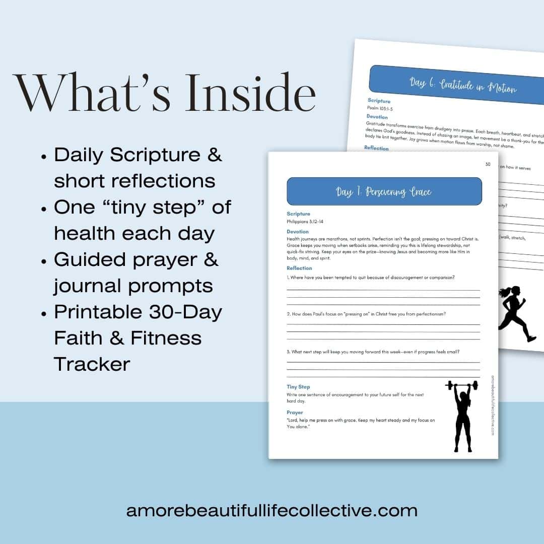7 Days to Steward Your Body Well – Free Christian Health Devotional + Faith & Fitness Tracker - Image 2