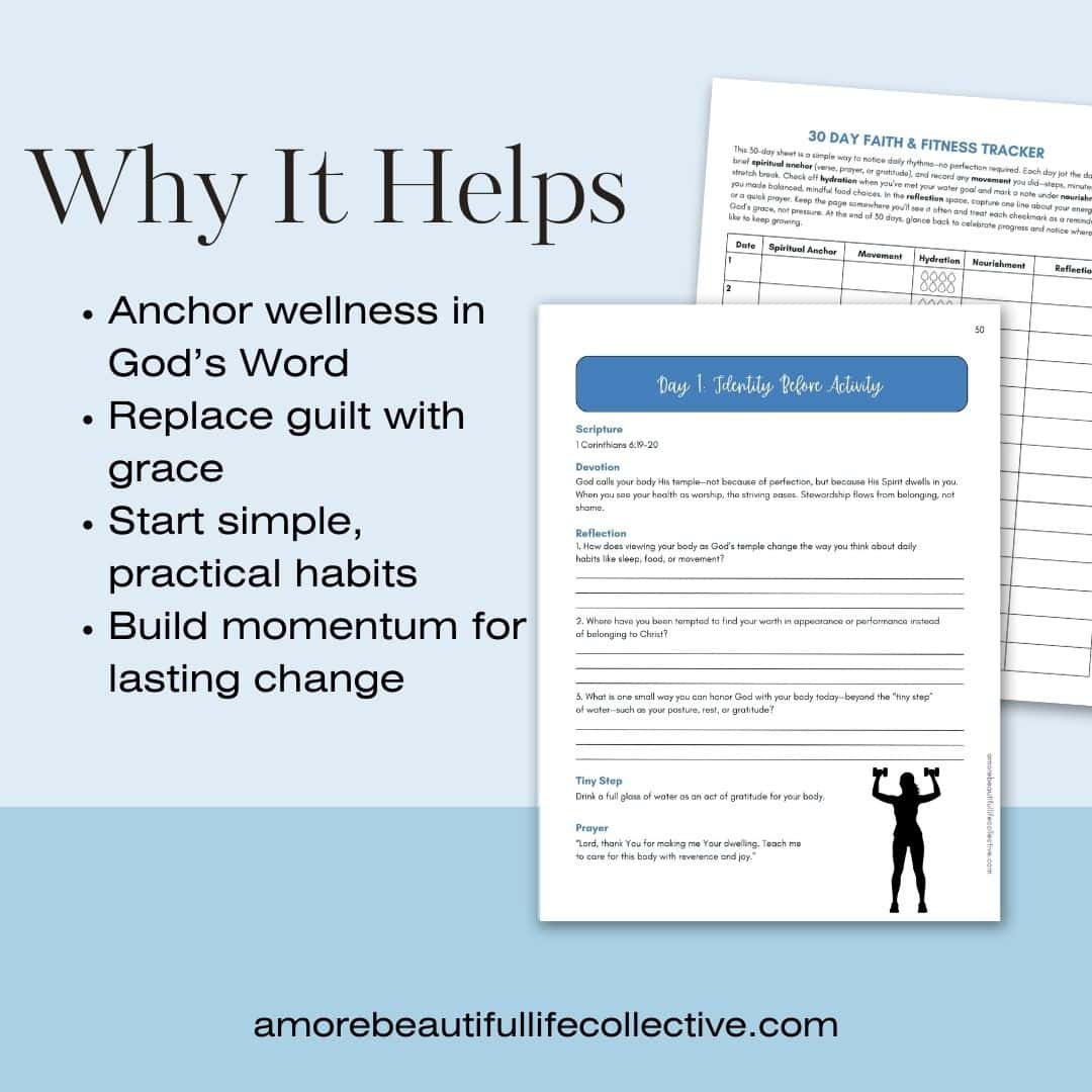 7 Days to Steward Your Body Well – Free Christian Health Devotional + Faith & Fitness Tracker - Image 3