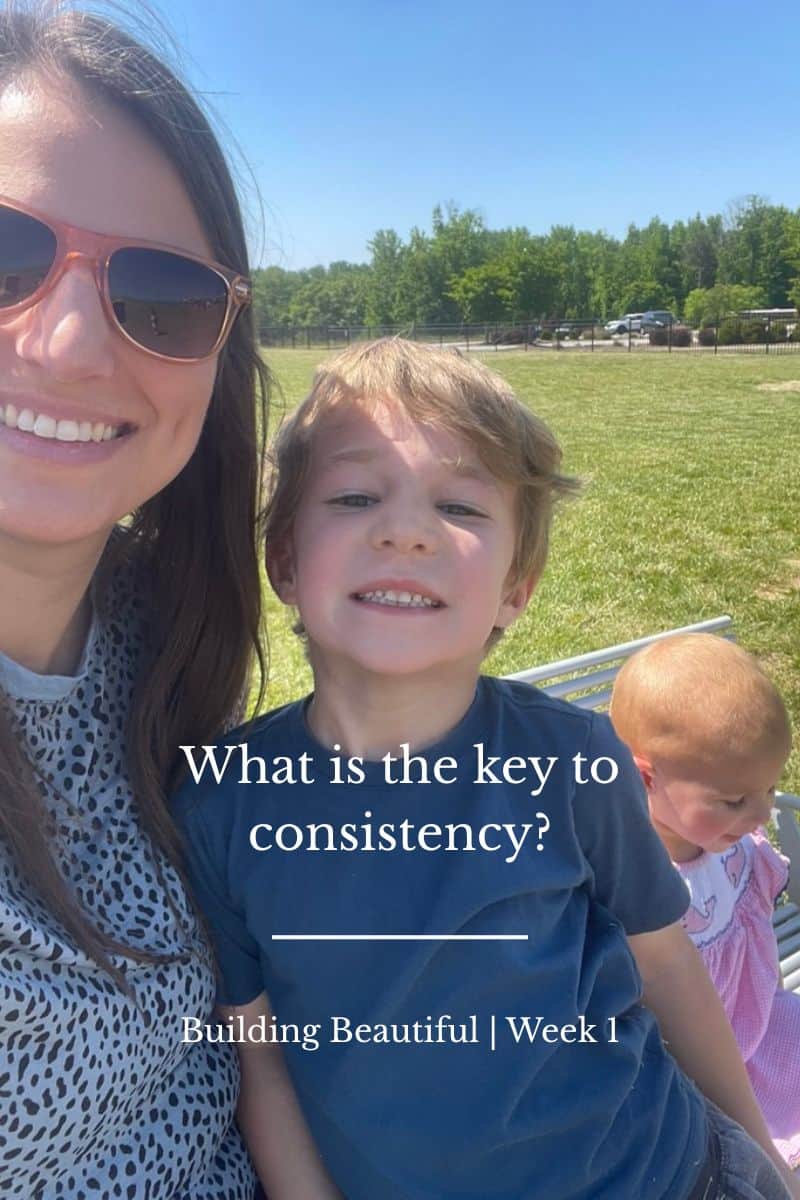 What is the Key to Consistency? | Building Beautiful, Week 2