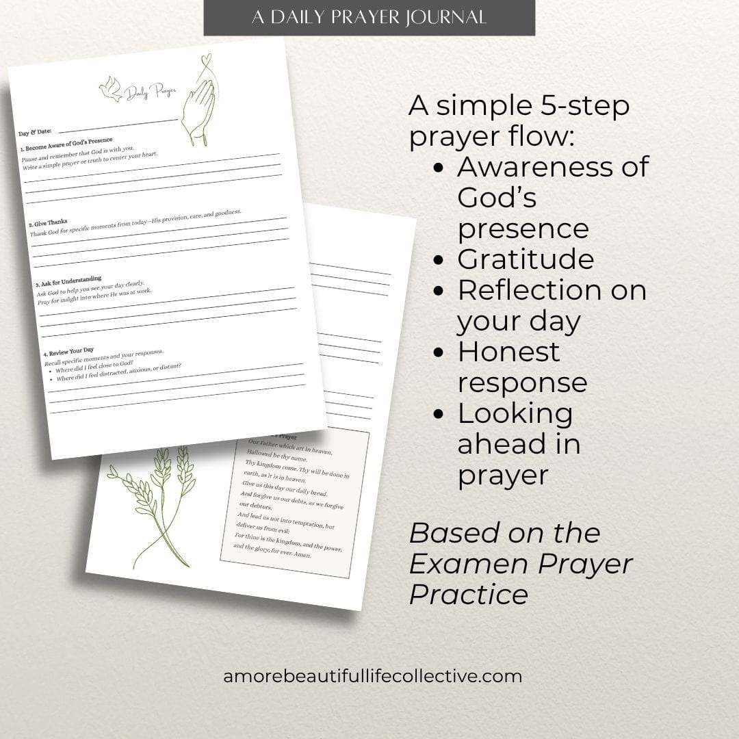 Prayer Journal for Women | Daily Examen Prayer Journal | Christian ...